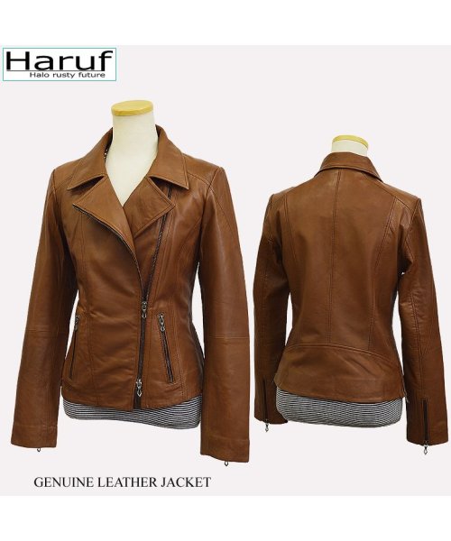 レザージャケット ライダースジャケット 革ジャン レディース 本革 ラムレザー 羊革 シンプル ダブルライダース レディースアウター 春 秋冬 M0484 