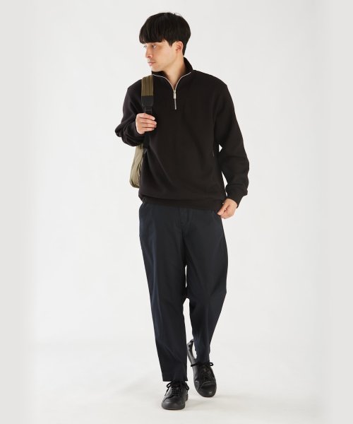 M001 SWEAT ジップクローズハイネックスウェット 