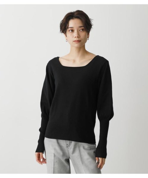AZUL by moussy(アズールバイマウジー)/BISHOP SLEEVE KNIT TOPS/img04