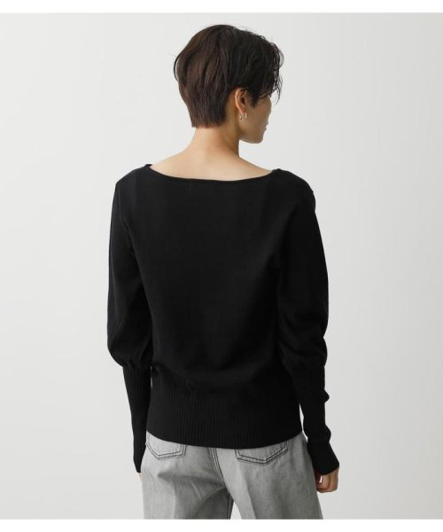 AZUL by moussy(アズールバイマウジー)/BISHOP SLEEVE KNIT TOPS/img06