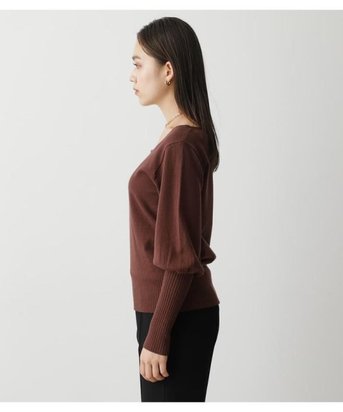 AZUL by moussy(アズールバイマウジー)/BISHOP SLEEVE KNIT TOPS/img14