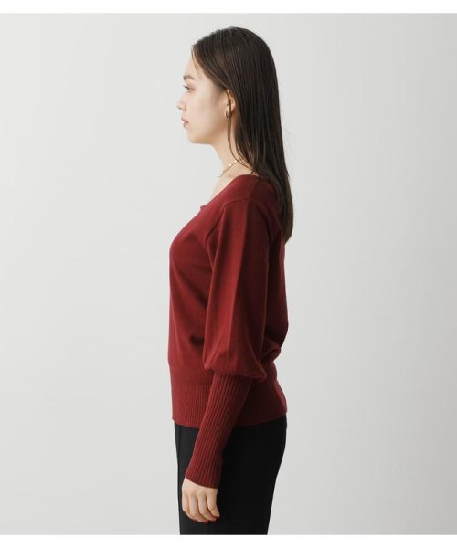 AZUL by moussy(アズールバイマウジー)/BISHOP SLEEVE KNIT TOPS/img32