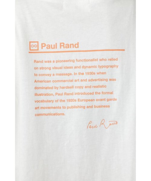 ROSE BUD(ローズバッド)/Paul RandグラフィックロングTシャツ/img10