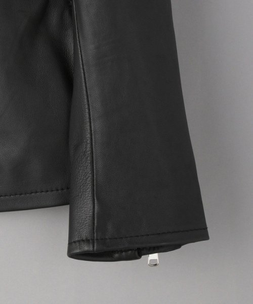 BY シープレザー シングル ライダースジャケット 