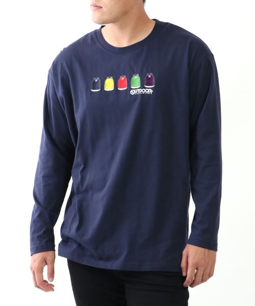 MARUKAWA(大きいサイズのマルカワ)/【OUTDOOR PRODUCTS】アウトドアプロダクツ 大きいサイズ 長袖 リュック 刺繍 Tシャツ/img17