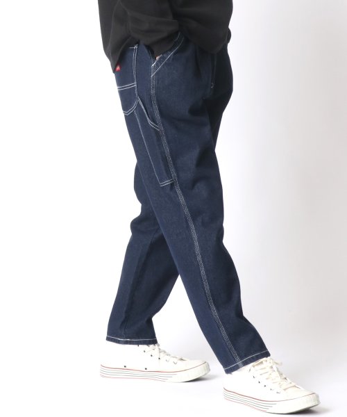 LAZAR(ラザル)/【Lazar】Dickies/ディッキーズ ヘビーツイル デニム ワイドテーパード ペインターパンツ/イージーパンツ/シェフパンツ/img36