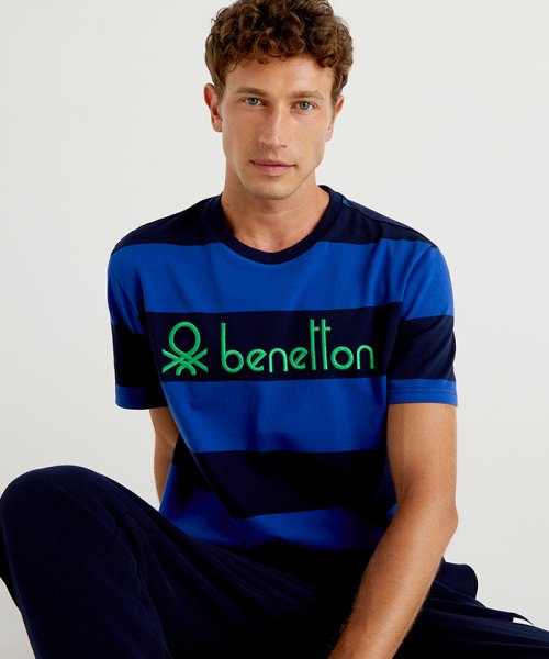 BENETTON (mens)(ベネトン（メンズ）)/ボーダーロゴ半袖Tシャツ・カットソー/img20