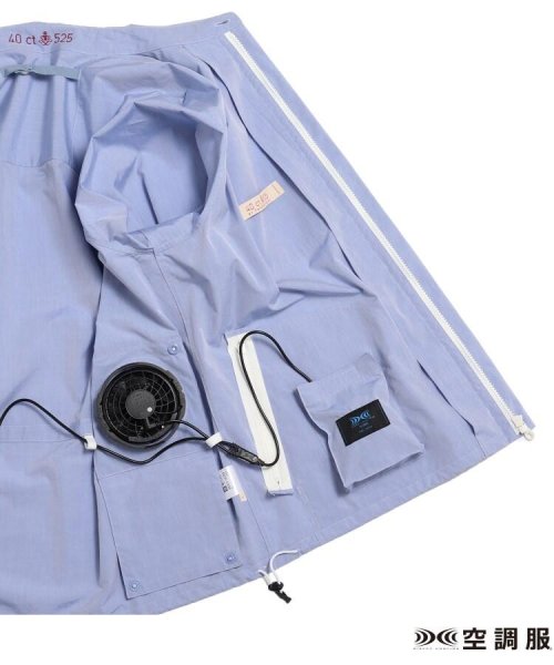 40CARATS&525(フォーティーカラッツアンドゴーニーゴ)/空調服(TM)半袖ボタンダウンシャツ ファン付きウェア/img18