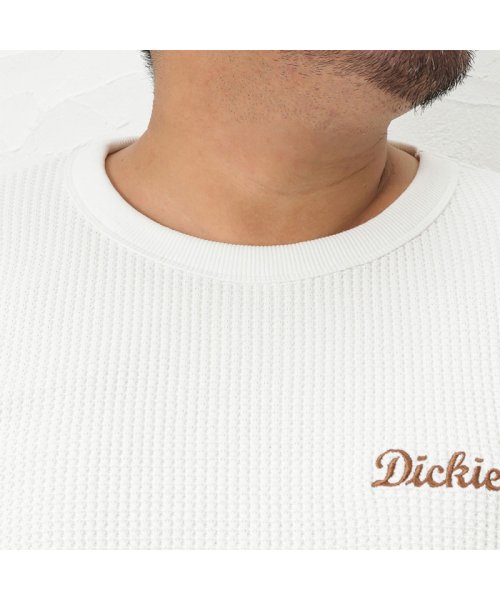 MAC HOUSE(men)(マックハウス（メンズ）)/[大きいサイズ] Dickies ディッキーズ ワッフルワンポイントトレーナー キングサイズ 1474－9715KG/img04