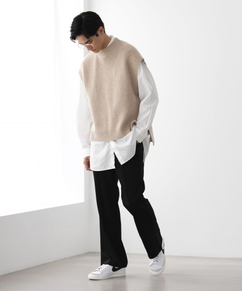 coen(coen)/FEELING MADE ストレッチポンチ セミフレア パンツ <UNISEX>/img08