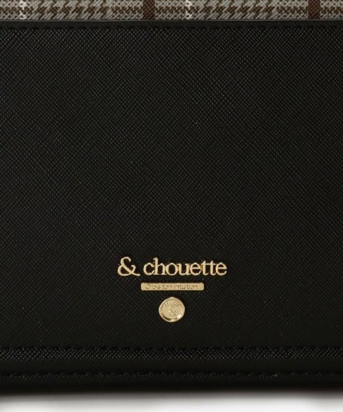 & chouette(アンドシュエット)/お財布機能付きスクエアショルダーバッグ（グレンチェック）/img06