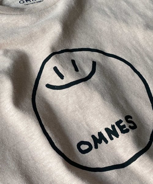 OMNES(オムネス)/【OMNES】キッズ 綿麻カットプリント半袖Tシャツ/img02