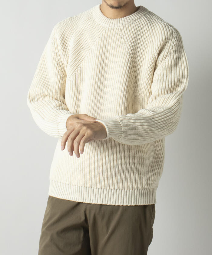 【BATONER/バトナー】別注 SIGNATURE CREW NECK クルーネック ニット