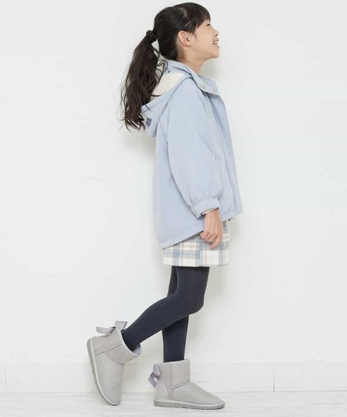 a.v.v(KID'S)(アー・ヴェ・ヴェキッズ)/[KIDS]【在庫残りわずか！】リボン付ムートン風ブーツ[WEB限定サイズ]/img01