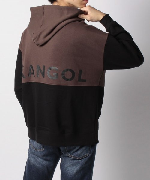 KANGOL(KANGOL)/【KANGOL】 カンゴール　セパレート　バイカラー　長袖　プルパーカー/ビッグシルエット/ストリート/img13