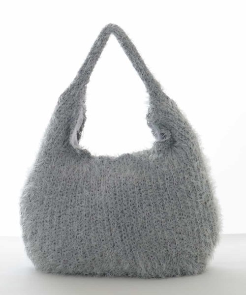 MK MICHEL KLEIN BAG(エムケーミッシェルクランバッグ)/フェザーニットトートバッグ/img01