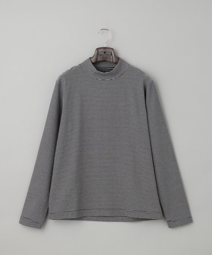 マイクロボーダーモックネック カットソー(504329675)｜HANKYU MEN'S