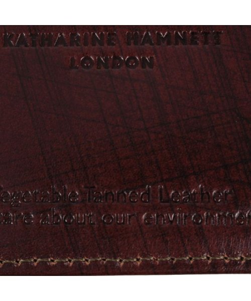 KATHARINE HAMNETT(キャサリン ハムネット)/キャサリンハムネット ロンドン KATHARINE HAMNETT LONDON 財布 二つ折り メンズ MINI WALLET ネイビー オリーブ ダークブラ/img10