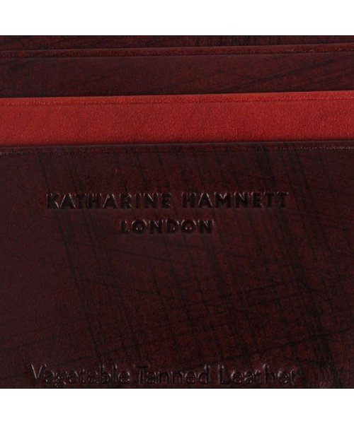 KATHARINE HAMNETT(キャサリン ハムネット)/キャサリンハムネット ロンドン KATHARINE HAMNETT LONDON 財布 二つ折り メンズ MINI WALLET ネイビー オリーブ ダークブラ/img11