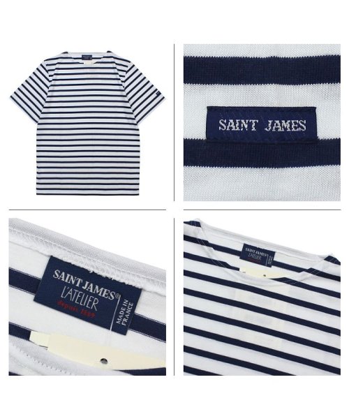 SAINT JAMES(セントジェームス)/セントジェームス SAINT JAMES Tシャツ 半袖 ボーダー メンズ レディース/img04
