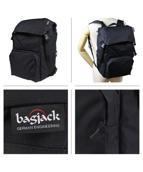 Bagjack(バッグジャック)/bagjack バッグジャック リュック バックパック メンズ レディース 17L RUCKSACK CLASSIC S ブラック ホワイト 黒 白/img03