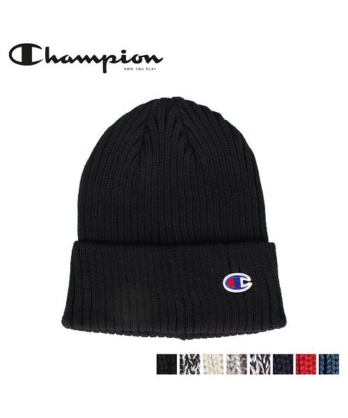 CHAMPION(チャンピオン)/チャンピオン Champion ニット帽 ニットキャップ ビーニー メンズ レディース 無地 KNIT CAP ブラック アイボリー グレー ネイビー レッド /img09