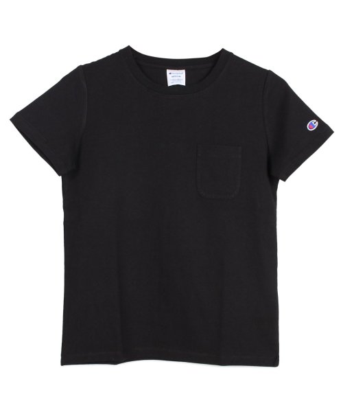 CHAMPION(チャンピオン)/チャンピオン Champion Tシャツ 半袖 レディース ポケット POCKET T－SHIRT ブラック ホワイト グレー ブラウン カーキ オフ ピンク /img12