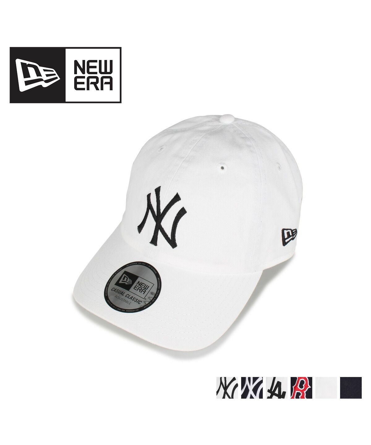 ニューエラ NEW ERA キャップ 帽子 メンズ レディース CASUAL CLASSIC ホワイト ネイビー 白
