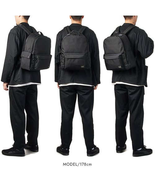 ポーター エクスプローラー デイパック(M) 507－17996 吉田カバン リュック バックパック メンズ レディース ブランド 大容量 PORTER エクスプローラー デイパック ｜約 裏面：ウレタンコーティング オン