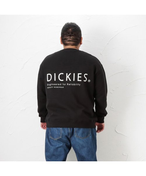 MAC HOUSE(men)(マックハウス（メンズ）)/[大きいサイズ] Dickies ディッキーズ 裏毛プリントクルートレーナー キングサイズ 1474－9716KG/img03