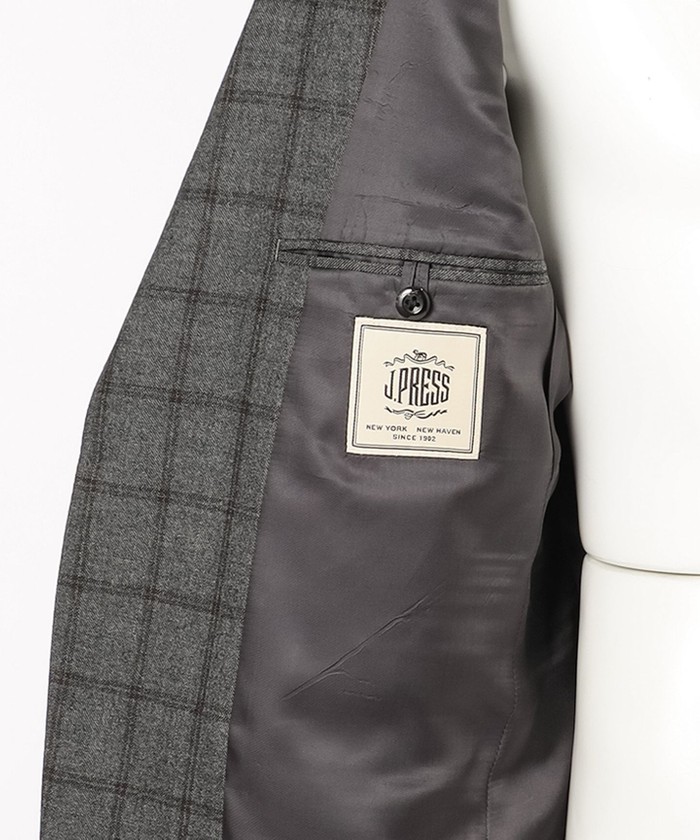 ARTHUR HARRISON Y.N.B. × J.PRESS パターンメイド スーツ A体 ヴィンテージ2PLY スーツ チャコール・グレー ２０２３年秋・冬 ３週間程度 CLASSICS3 Jean-Louis Scherrer セットアップ ヴィンテージ スーツ ARTHUR