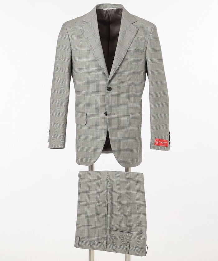 PIACENZA】Super140sグレンチェック スーツ / 総裏(504332774)｜HANKYU