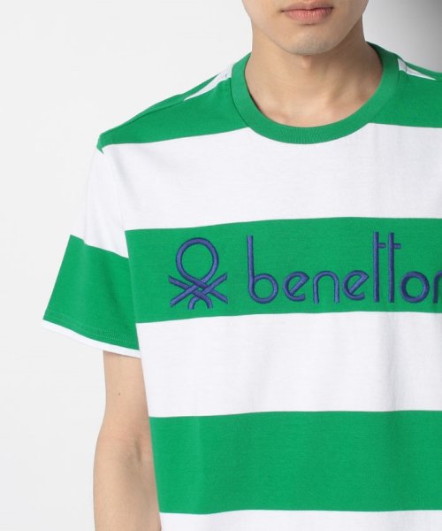 BENETTON (mens)(ベネトン（メンズ）)/ボーダーロゴ半袖Tシャツ・カットソー/img09