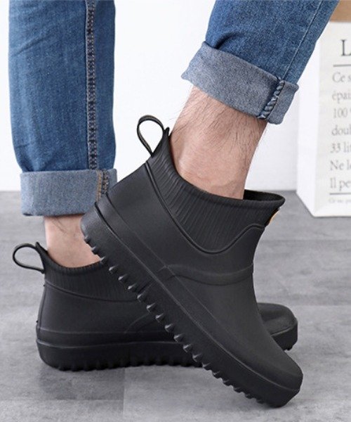 セール レインブーツ メンズ ショート 防水 おしゃれ Aimoha アイモハ Aimoha Magaseek