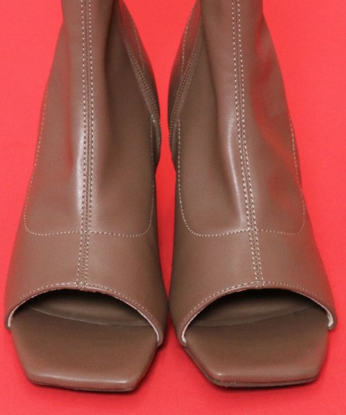 mili an deni(ミリアンデニ)/ショートブーツ 靴 シューズ スクウェアトゥデザイン ヒール ハイヒール 6cm レディース AW/img11