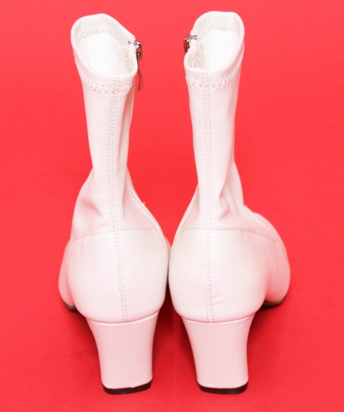 mili an deni(ミリアンデニ)/ショートブーツ 靴 シューズ スクウェアトゥデザイン ヒール ハイヒール 6cm レディース AW/img12