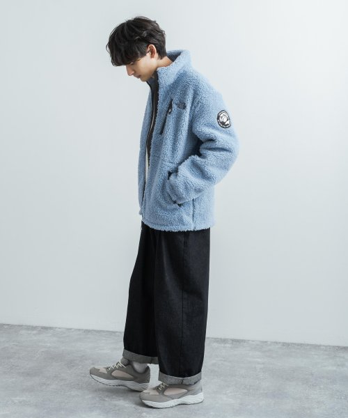 Rocky Monroe(ロッキーモンロー)/THE NORTH FACE ノースフェイス 韓国 WHITE LABEL ホワイトレーベル RIMO FLEECE JACKET メンズ レディース ボアジャ/img34