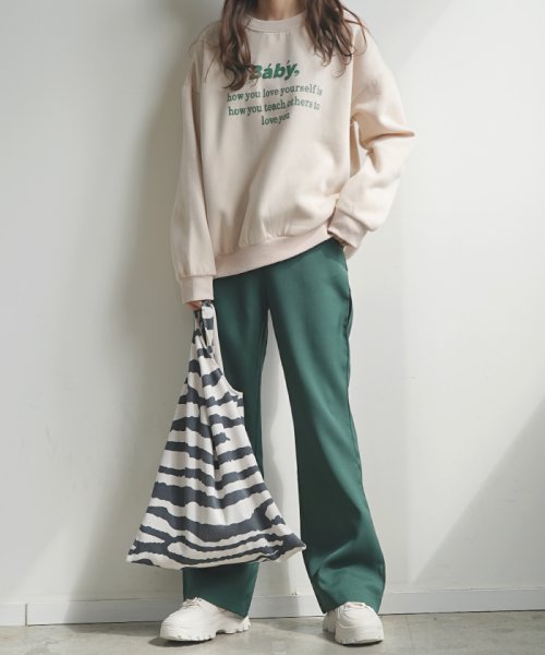 futier land(フューティアランド)/スラックス フレアパンツ ワイドパンツ カラーパンツ パンツ シンプル 韓国 ファッション / シンプルスラックスフレアパンツ/img13