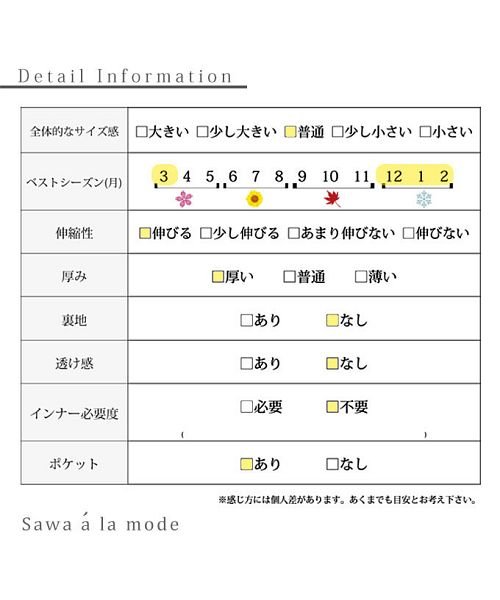 Sawa a la mode(サワアラモード)/チェック柄のショート丈チェスターコート/img24
