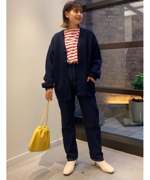 SHIPS any WOMEN(シップス　エニィ　ウィメン)/SHIPS any:〈ウォッシャブル〉ハイライズ ストレート デニムパンツ［SHIPS any DENIM］/img01