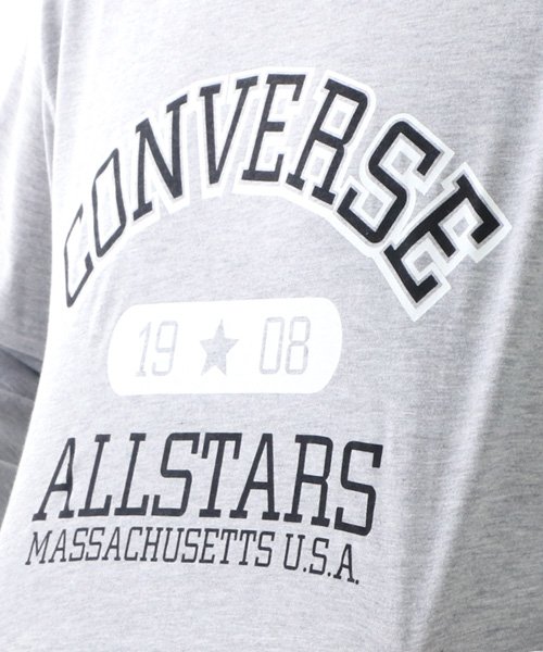 MARUKAWA(大きいサイズのマルカワ)/【CONVERSE】コンバース 大きいサイズ 長袖 カレッジ プリント Tシャツ/img04