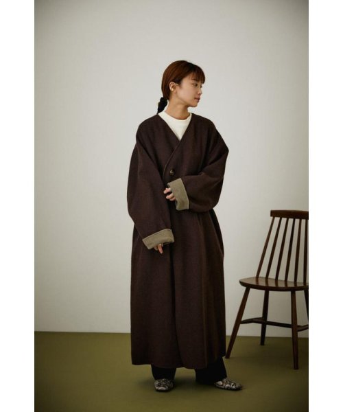 BLACK BY MOUSSY(ブラックバイマウジー)/rever long coat/img13