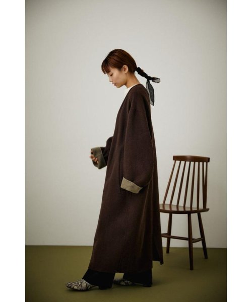 BLACK BY MOUSSY(ブラックバイマウジー)/rever long coat/img14