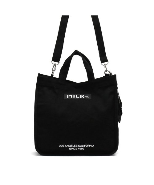 MILK FED(ミルクフェド)/ミルクフェド ショルダーバッグ MILKFED. EMBROIDERED BAR SHOULDER BAG W/STRAP 2WAY 103213053010/img02