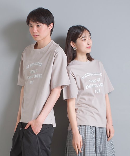 OMNES(オムネス)/【OMNES】ユニセックス バイオ加工 綿100％プリント半袖Tシャツ/img35