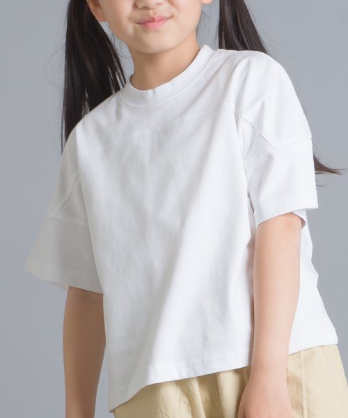 OMNES(オムネス)/【OMNES】キッズ バイオ加工 フットボールロゴプリント半袖Tシャツ/img02