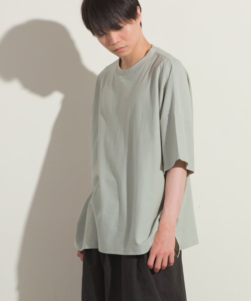 OMNES(オムネス)/【OMNES】メンズ 梨地ビッグボックス半袖Tシャツ/img15