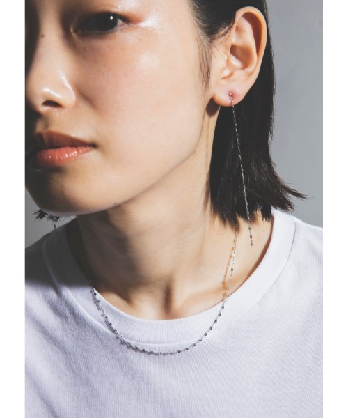 【les bon bon / ルボンボン】sunlight necklace white gold / サンライトネックレス ホワイト ゴールド bon les サンライトネックレス bonbon