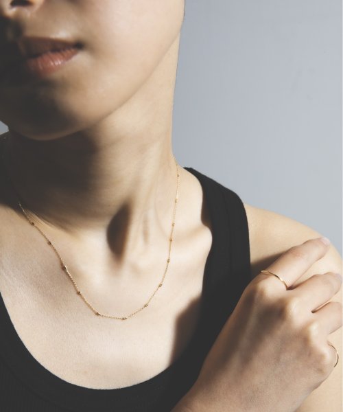 les bon bon(les bon bon)/【les bon bon / ルボンボン】titi necklace yellow gold / ネックレス イエロー ゴールド/img01