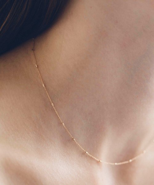 les bon bon(les bon bon)/【les bon bon / ルボンボン】titi necklace yellow gold / ネックレス イエロー ゴールド/img03